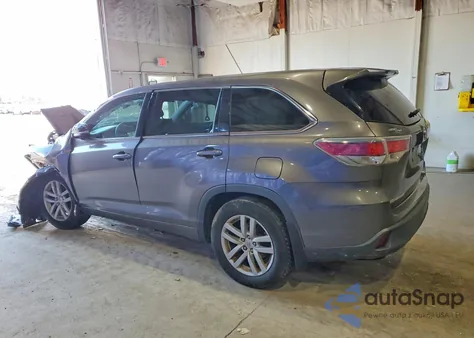 2015 Toyota Highlander Le z USA, uszkodzony, nr VIN 5TDBKRFH6FS166355